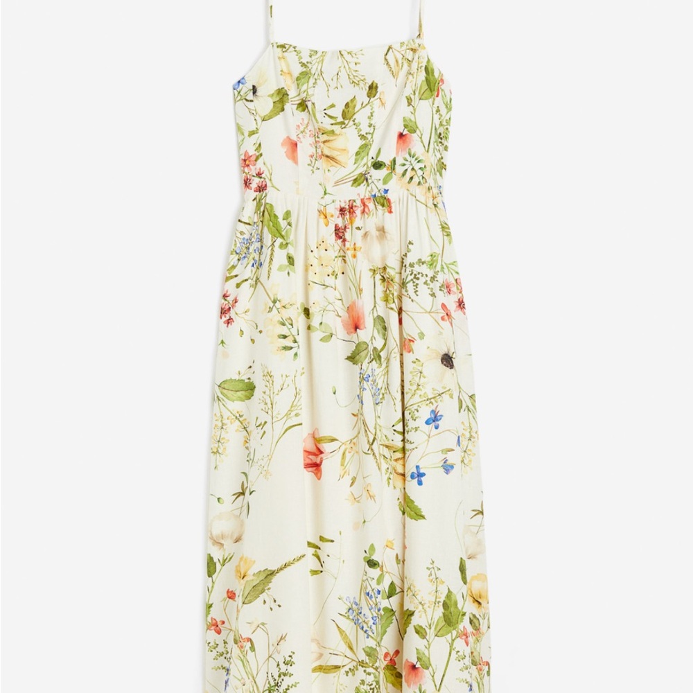H&M Floral Midi Dress